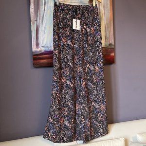 SaintArt Sz M Women PJ Pants Lounge Sleeping Drawstring Pull On Multi Sp…